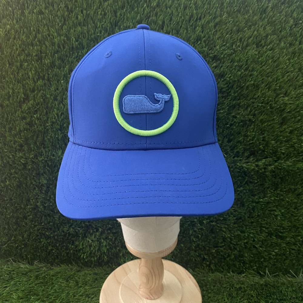 Vineyard vines trucker hat unisex one size blue snapback Performance Whale Logo